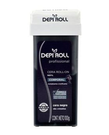 Cartucho DEPIROLL roll-on Corporal cera negra 100g