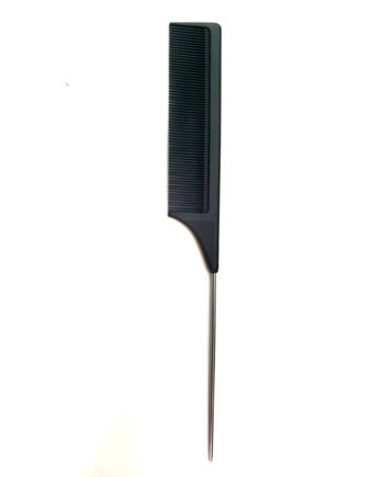 Peine cola de metal de fibra de carbono