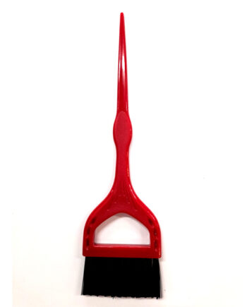 Pincel de tinta rojo