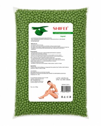 Cera depilatoria en perlas SHIFEI Vegetal 1kg