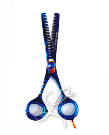 Tijera Golfe Tesoura de entresacar azul 5.5"