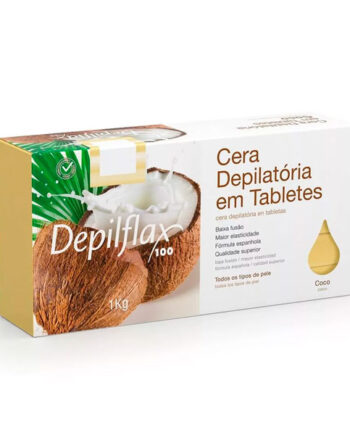 Cera depilatoria en tabletas DEPILFLAX 100 Coco 1kg