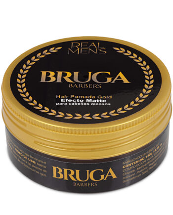 Pomada BRUGA BARBERS Gold Efecto Mate para cabello graso 130g