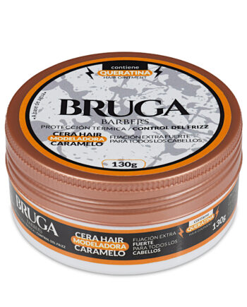 Pomada BRUGA BARBERS Cera hair modeladora caramelo 130g