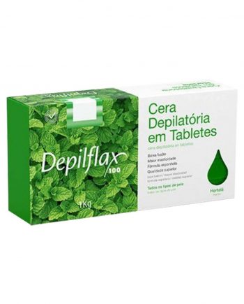 Cera depilatoria en tabletas DEPILFLAX 100 Menta 1kg