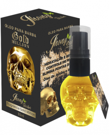 Oleo de barba JHONNY BARBER Gold Million 30cc