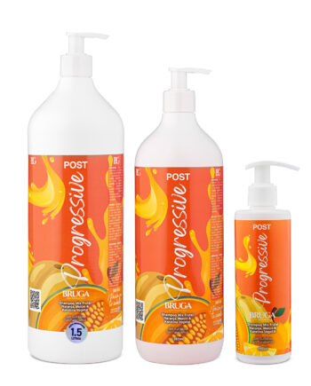 Shampoo BRUGA POST PROGRESSIVE Mix Frutal Naranja, Melón & Keratina Vegetal