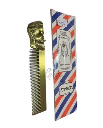 Peine metalico para barberia 15cm