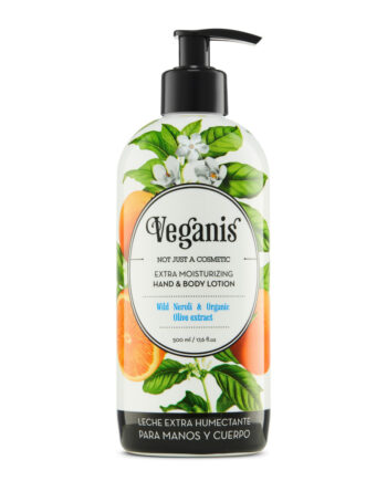Crema humectante leche Extra Humectante VEGANIS Neroli Salvaje y Extracto Orgánico de Oliva 500gr