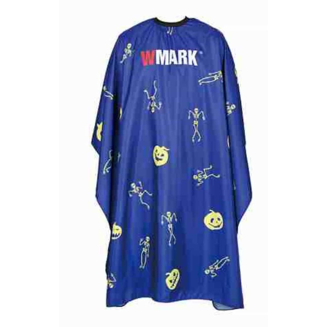 Capa peluquería WMARK AZUL CALABAZAS