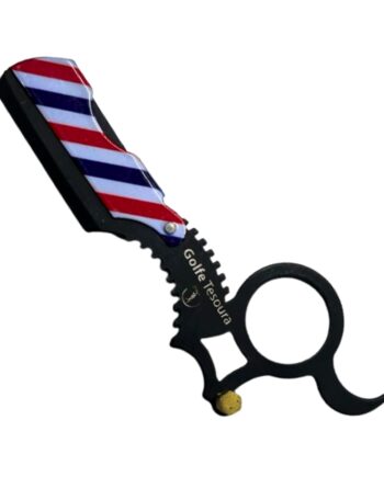 Navajin corto plateado negro barber