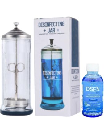 Combo Desinfección Profesional – Frasco de Vidrio + Biocide DSFX Blue Concentrado