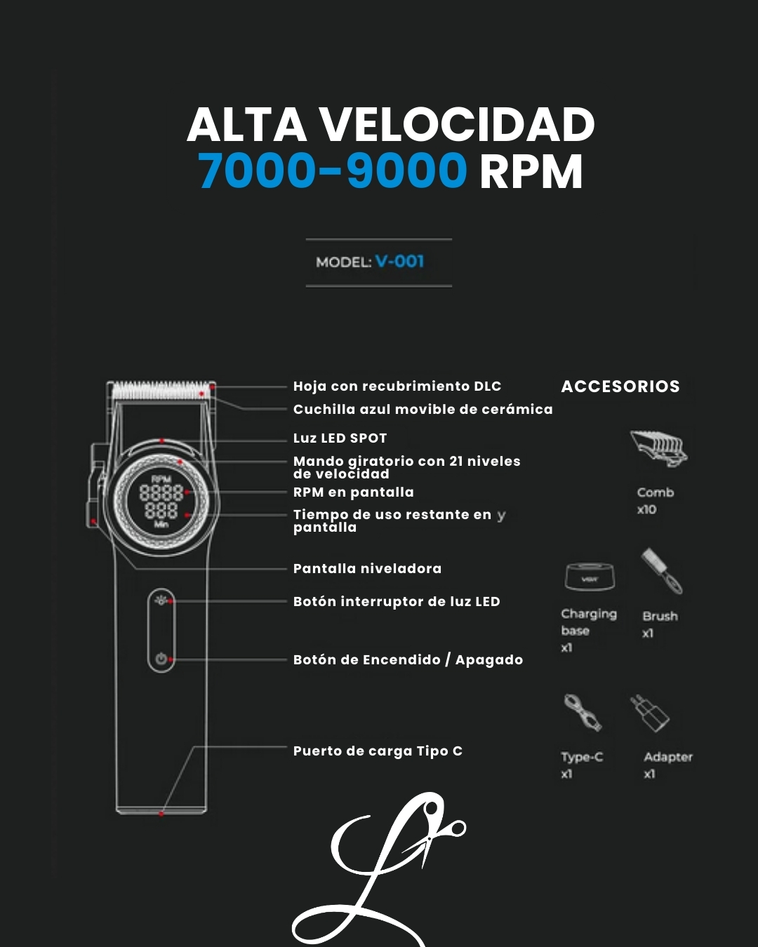 Maquina Cortadora VGR 001 Blue Edition 2025 - Imagen 7