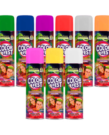 Tinta fantasía en spray Fluorescente Color Fest 150ml