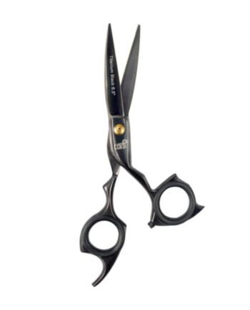 Tijera Profesional Filo Navaja SANTA CLARA 6.5" Titanio Negro