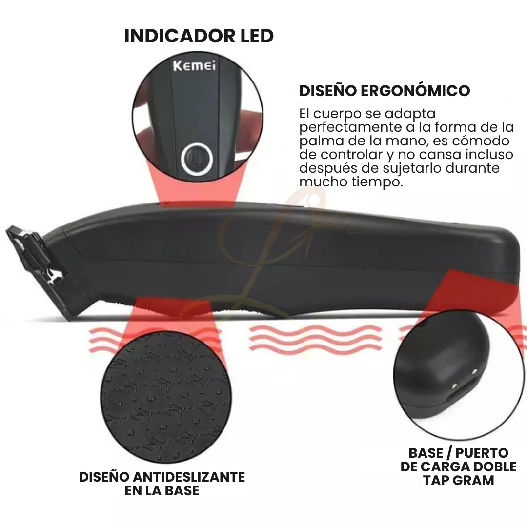 Máquina Cortadora Inalámbrica KEMEI KM-2295 - Imagen 4