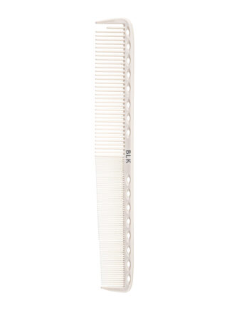 Peine fibra de carbono blanco BLK mod 1