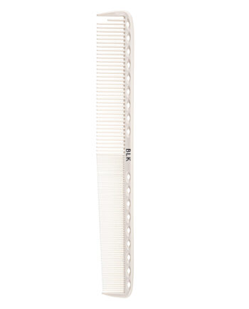 Peine fibra de carbono blanco BLK mod 2