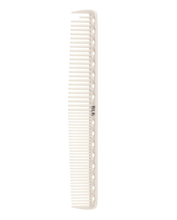 Peine fibra de carbono blanco BLK mod 3