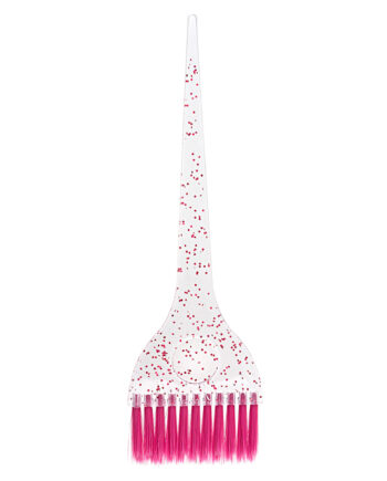 Pincel de tinta transparente con brillos fucsia BLK