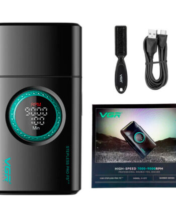 Rasuradora Shaver VGR V-377 Titanio 9000 RPM USB