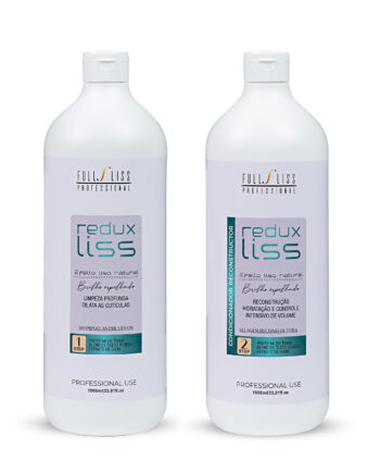 Alisado Progresivo FULL LISS PROFESSIONAL Redux Liss 1000ml paso 1 + paso 2
