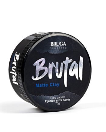 Cera Pomada BRUTAL Matte Clay BRUGA SERIEPRO 70g – Fijación Extra Fuerte