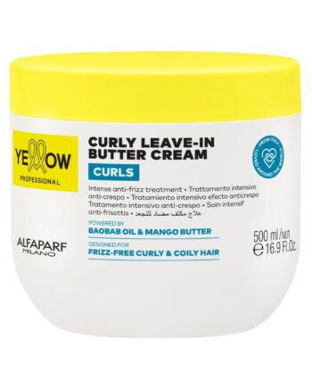 Crema leave-in nutritiva Yellow Alfaparf Curly Leave In Butter Cream 500ml