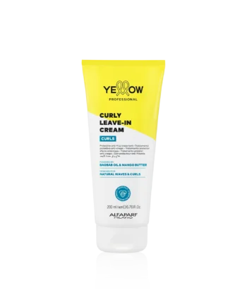 Crema Yellow Alfaparf Curly Leave-In Cream Curls 200 ml