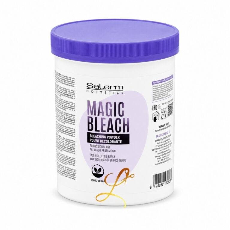 Salerm Cosmetics Magic Bleach 500 g – Polvo Decolorante Profesional de Acción Progresiva