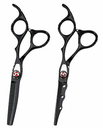 Kit Tijeras Profesionales Ryn 6" con estuche (negro)