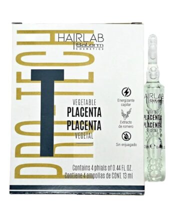 Salerm Hair Lab Placenta Vegetal – 4 Ampollas de 13 ml