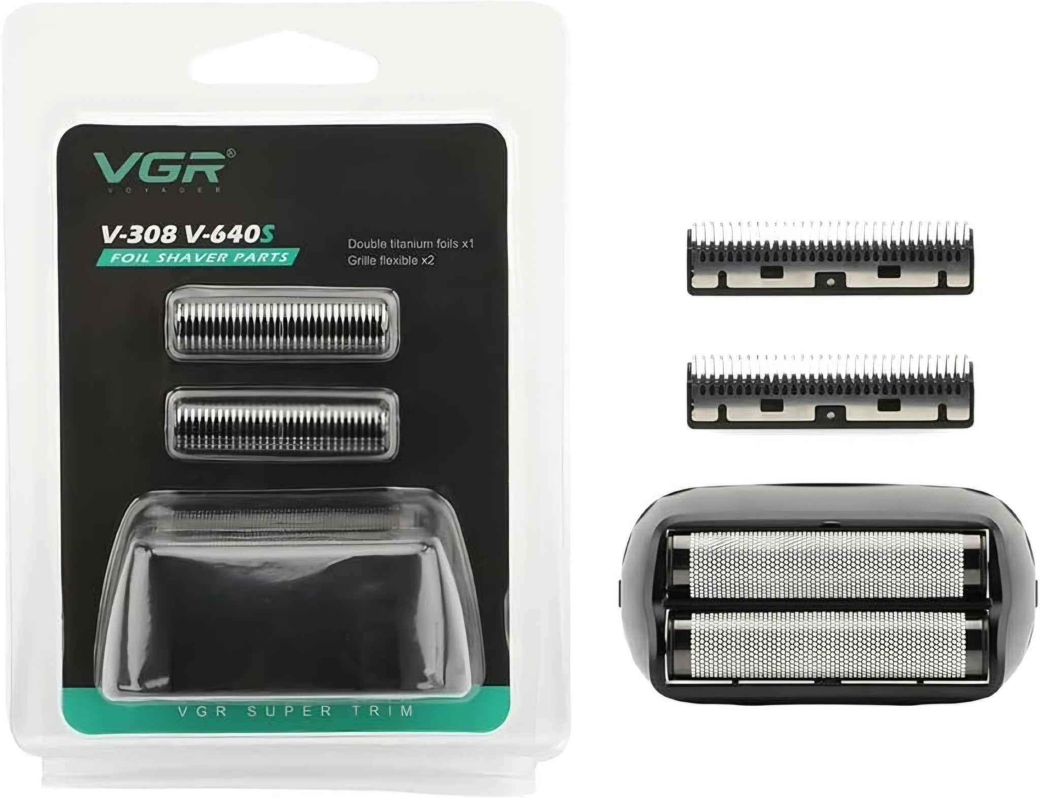 VGR V-308 / V-640S – Kit de Repuesto para Foil Shaver