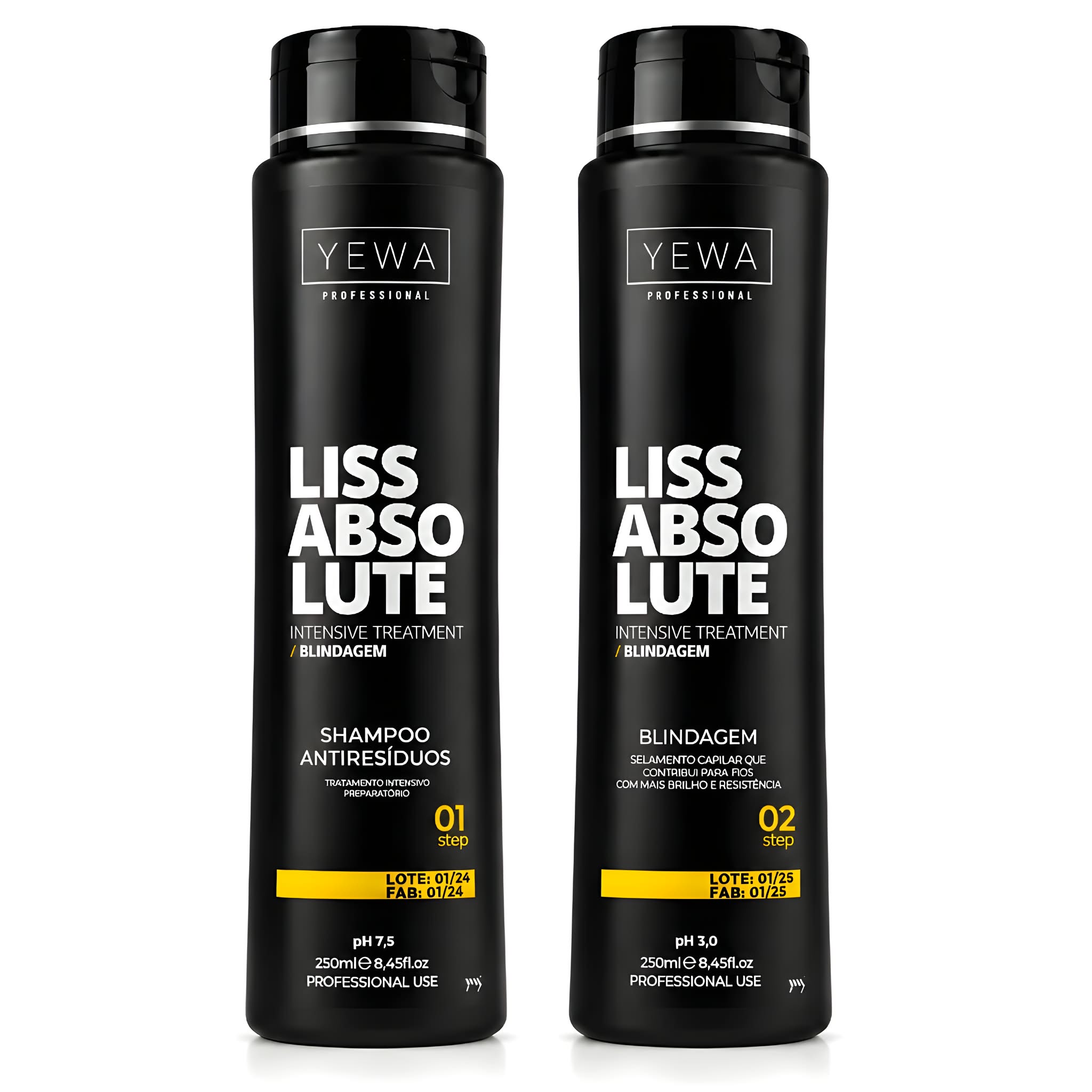 Alisado Progresivo YEWA Liss Absolute Pocket 250 ml – Kit 2 Pasos