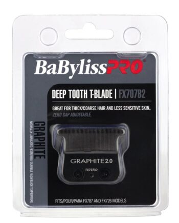 Cuchilla Original BabylissPRO Graphite 2.0 Deep Tooth T-Blade FX707B2