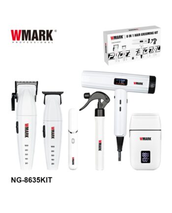 WMARK NG-8635KIT 6 en 1 – Kit Profesional Completo para Barbería de Alta Velocidad