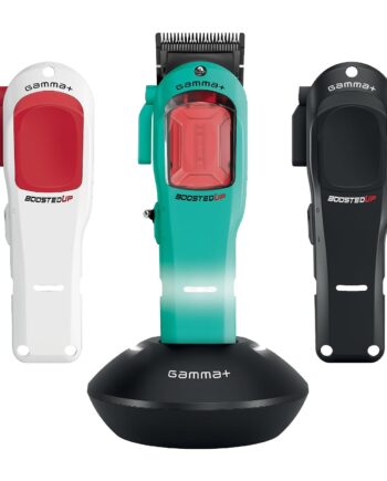 Máquina de Corte Inalámbrica Gamma+ Boosted Up Clipper Profesional 7200 RPM DLC Black Diamond