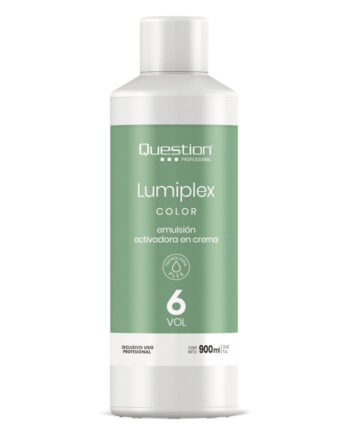 Emulsión Activadora Lumiplex Color Vol. 6 (20 Vol.) 900 ml – Revelador Profesional con Tecnología Plex, Aceite de Macadamia y Vitamina E