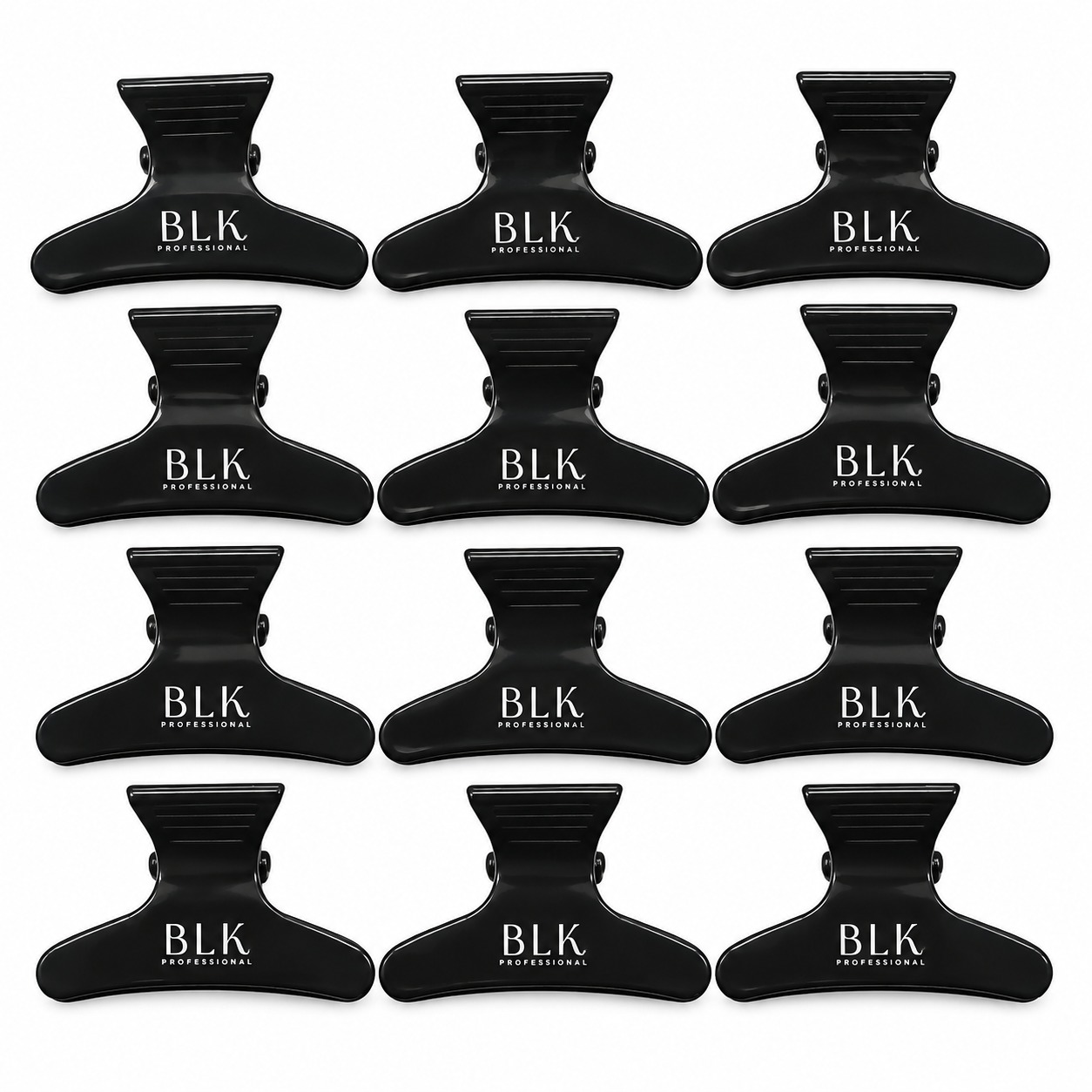 Pinza Mariposa BLK Profesional x 12 Unidades – Negro